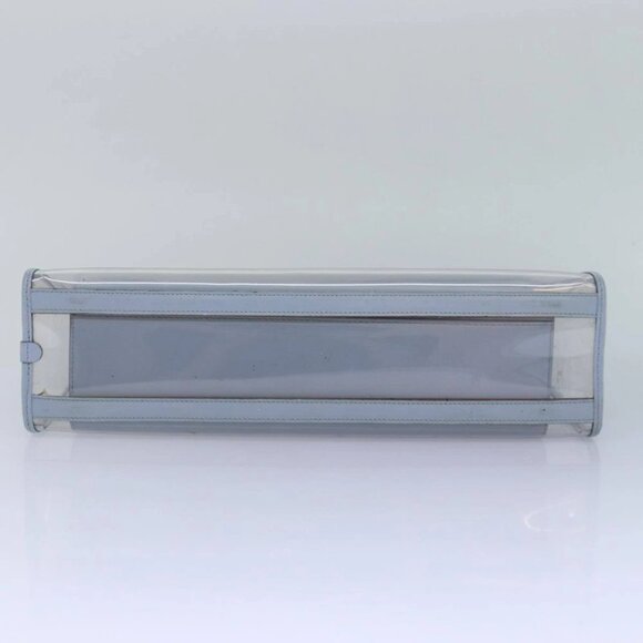 GUCCI Hand Bag Vinyl Light Blue Auth 82716 - Picture 6 of 15